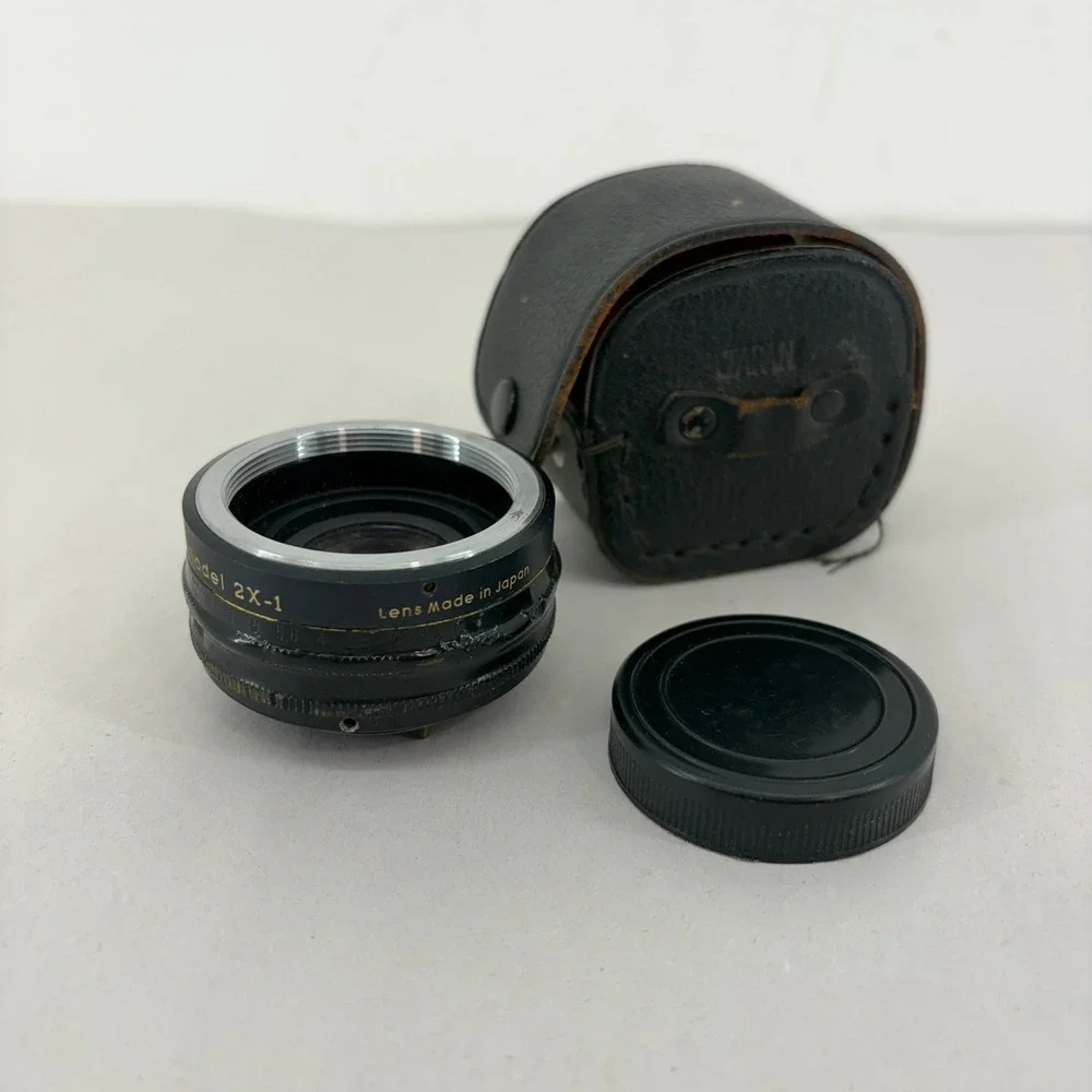 Vivitar Auto 2x Custom Tele-Converter‎ Lens Model 2X-1 Made in Japan with Case